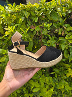 Wedge Ankle Strap Sandals Heels