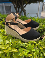 Wedge Ankle Strap Sandals Heels