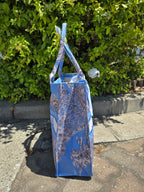 Printed Fabric Tote Bag with Matching Pouch - BB-12072