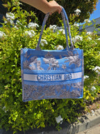 Printed Fabric Tote Bag with Matching Pouch - BB-12072