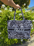 Bella Large Printed Canvas Tote Bag - TH-015
