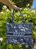 Bella Large Printed Canvas Tote Bag - TH-015