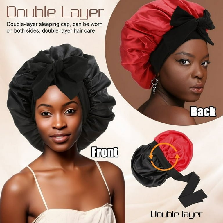 Nuki Bell Colourful Luminous Satin Bonnet - 1196S