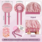 Super Jumbo Luminous Satin Bonnet - 1196A