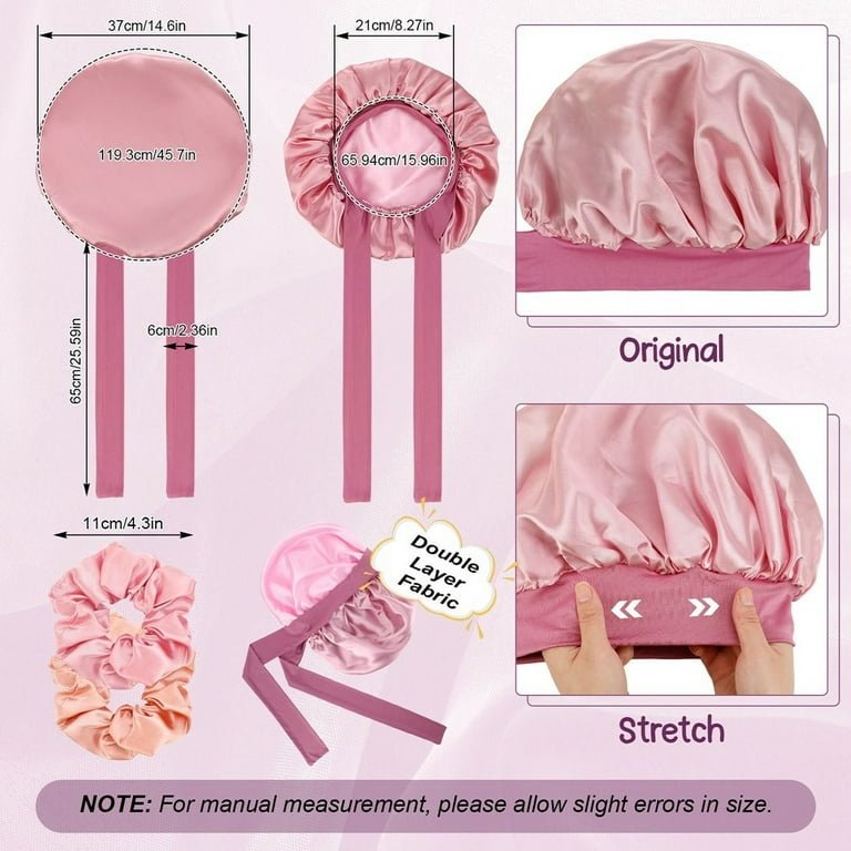 Nuki Bell Colourful Luminous Satin Bonnet - 1196S