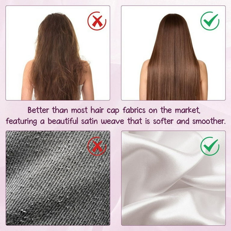 Super Jumbo Luminous Satin Bonnet - 1196A