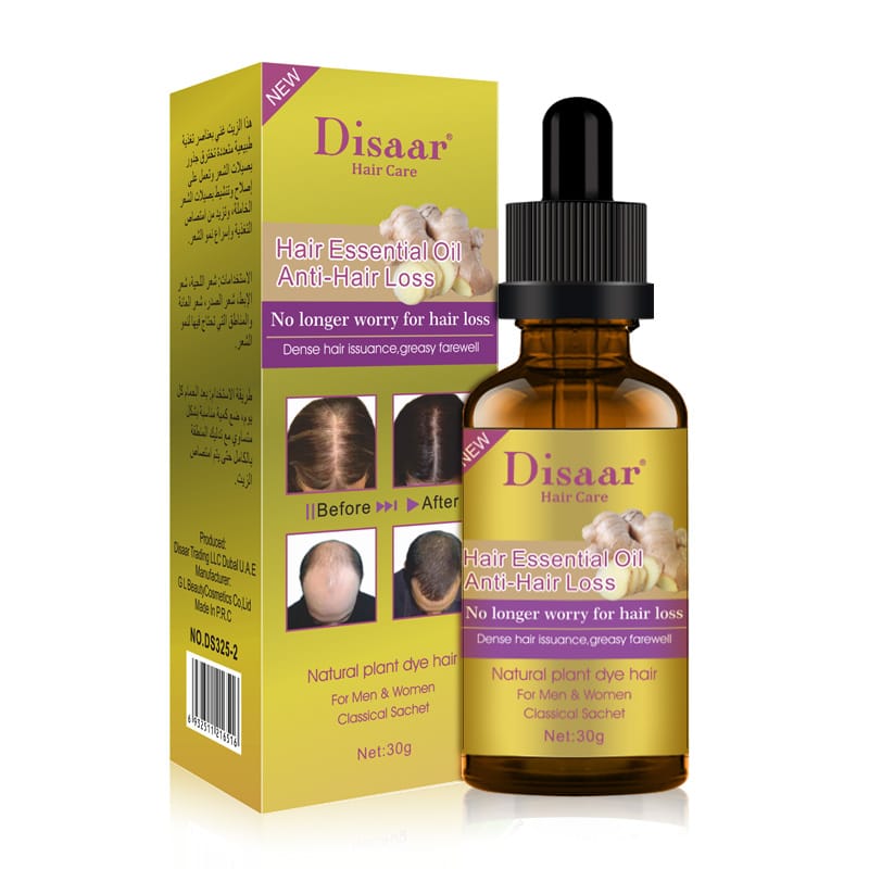 DISAAR Beauty Natural Hair Growth Serum Ginger Essential Oil