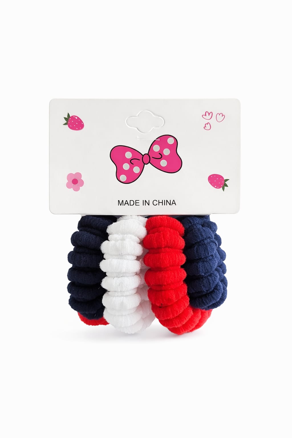 Pom-Pom Hair Ties 4 Pieces