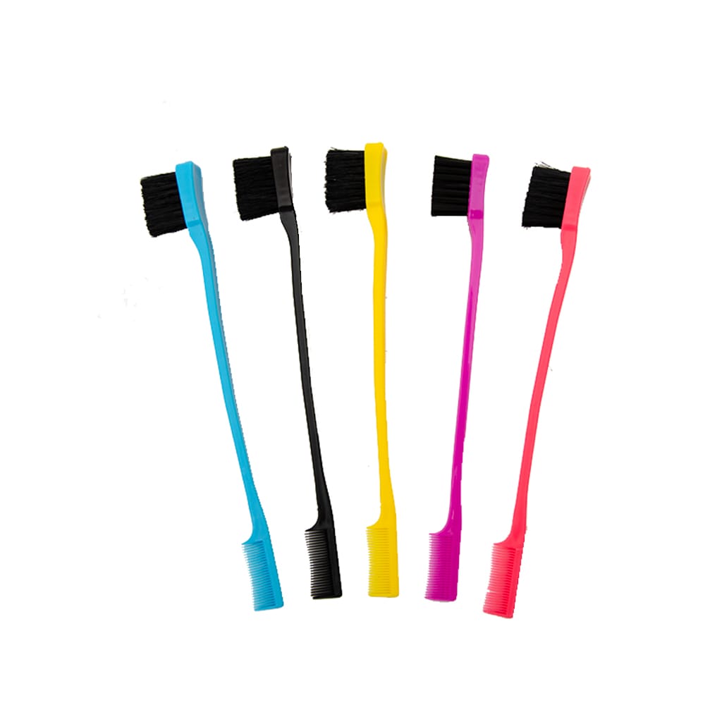 1pc Double Sided Hair Styling Edge Control Brush