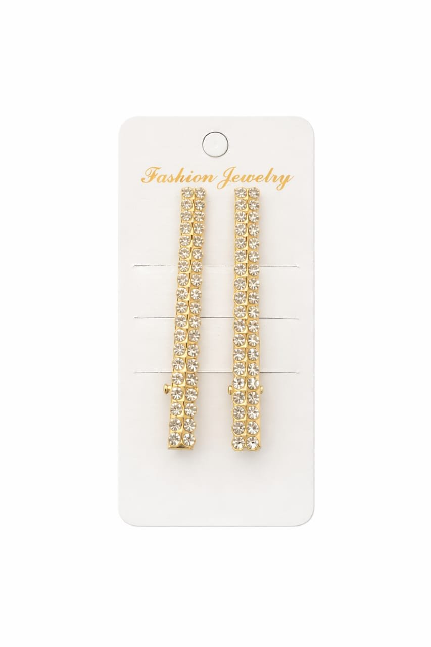 2pc Rhinestone Hair Clips set