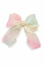 Sheer Organza Hair Bow Clip