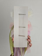 Tulips Floral Hair Bow Clips 3pc