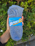 Unisex Cotton Sports Crew Socks 3 Pairs