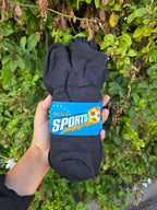 Unisex Cotton Sports Crew Socks 3 Pairs