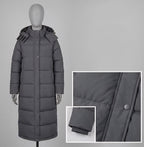 Arctic Luxe Long Hooded Puffer Coat