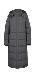 Arctic Luxe Long Hooded Puffer Coat