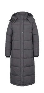 Arctic Luxe Long Hooded Puffer Coat