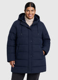 Thermal Fur-Lined Plus Size Puffer Jacket