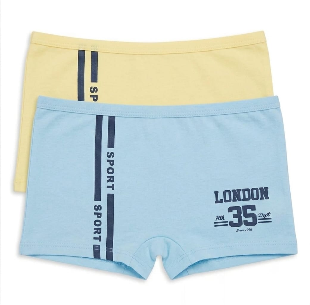 Women’s Sporty Boyshort Briefs 2PC