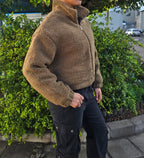 Cozy Teddy Fleece Zip-Up Jacket