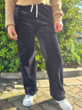 Chic Wide-leg Corduroy Pants