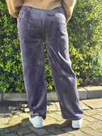 Chic Wide-leg Corduroy Pants