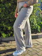 Chic Patterned Straight Cut Pants