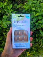 Bling Girl Press-On Tow Nail-tips 24pcs