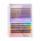 Bling Girl 3D Fluffy Cluster Lashes 8–16mm Mix – 20P+ 3D 40P Clusters