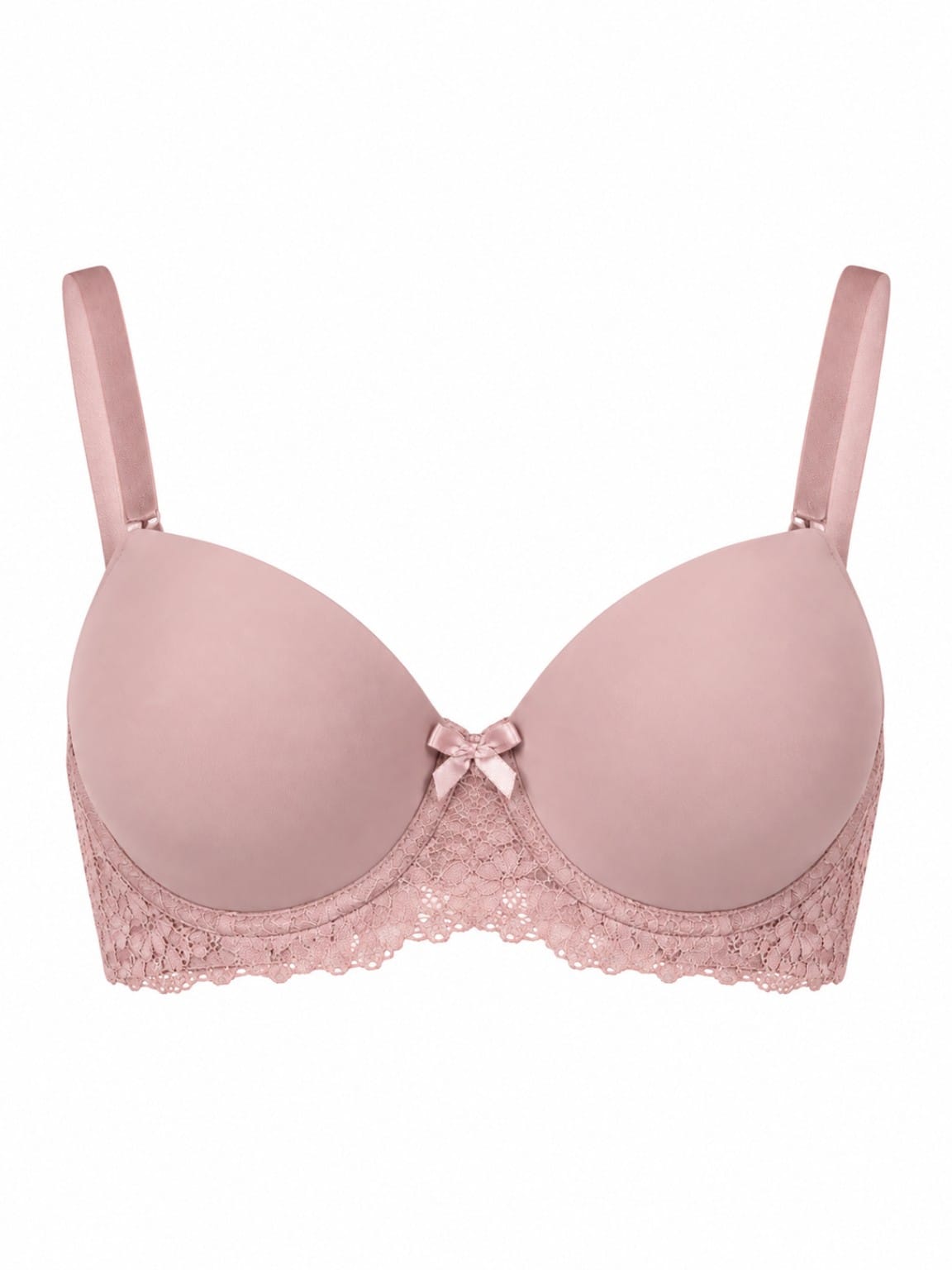 Comfortable Padded Lace Wing Bra