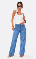 Modern Flow High-Rise Wide-Leg Jeans – DYQ 385