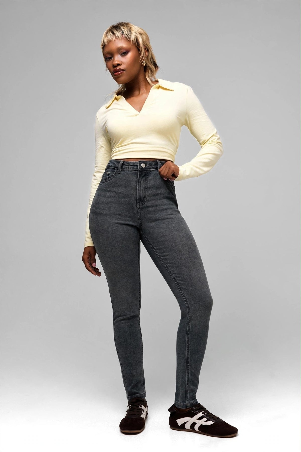 Essential High-Rise Skinny Jeans DYQ350