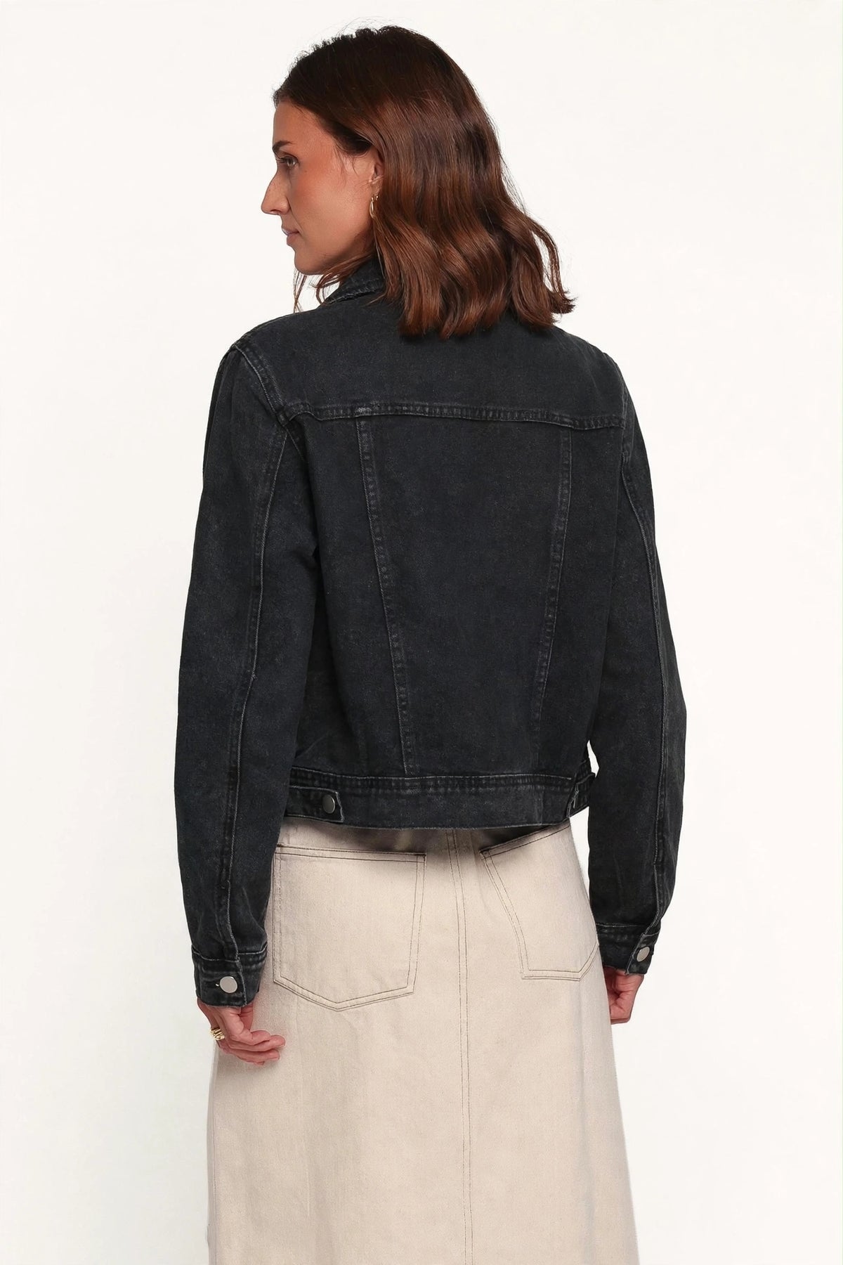 Women's Classic Denim Button Up Jacket