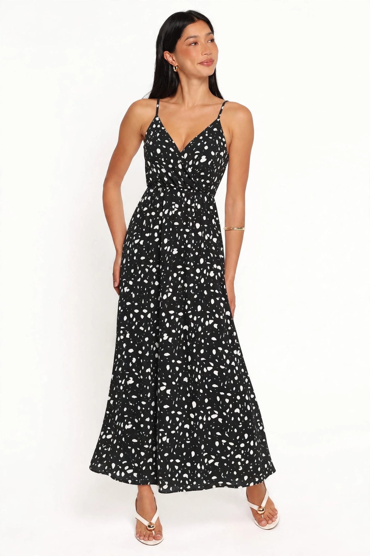 Flowing Spaghetti-Strap Dress