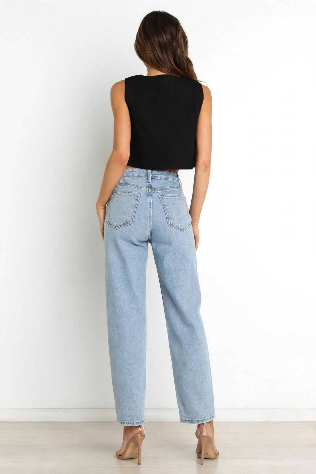 Trendy Ribbed Boyfriend Jeans For Women