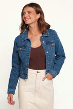 Women's Classic Denim Button Up Jacket