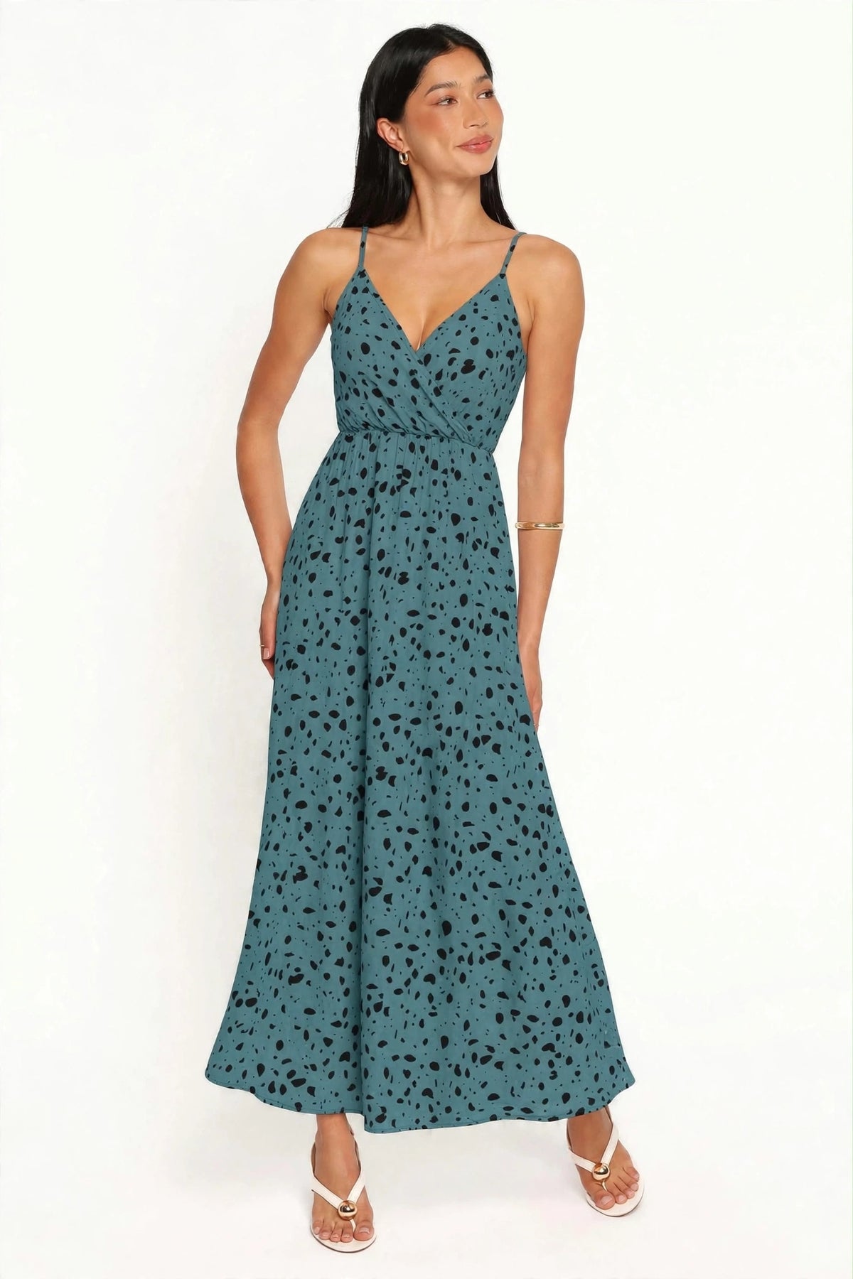 Flowing Spaghetti-Strap Dress