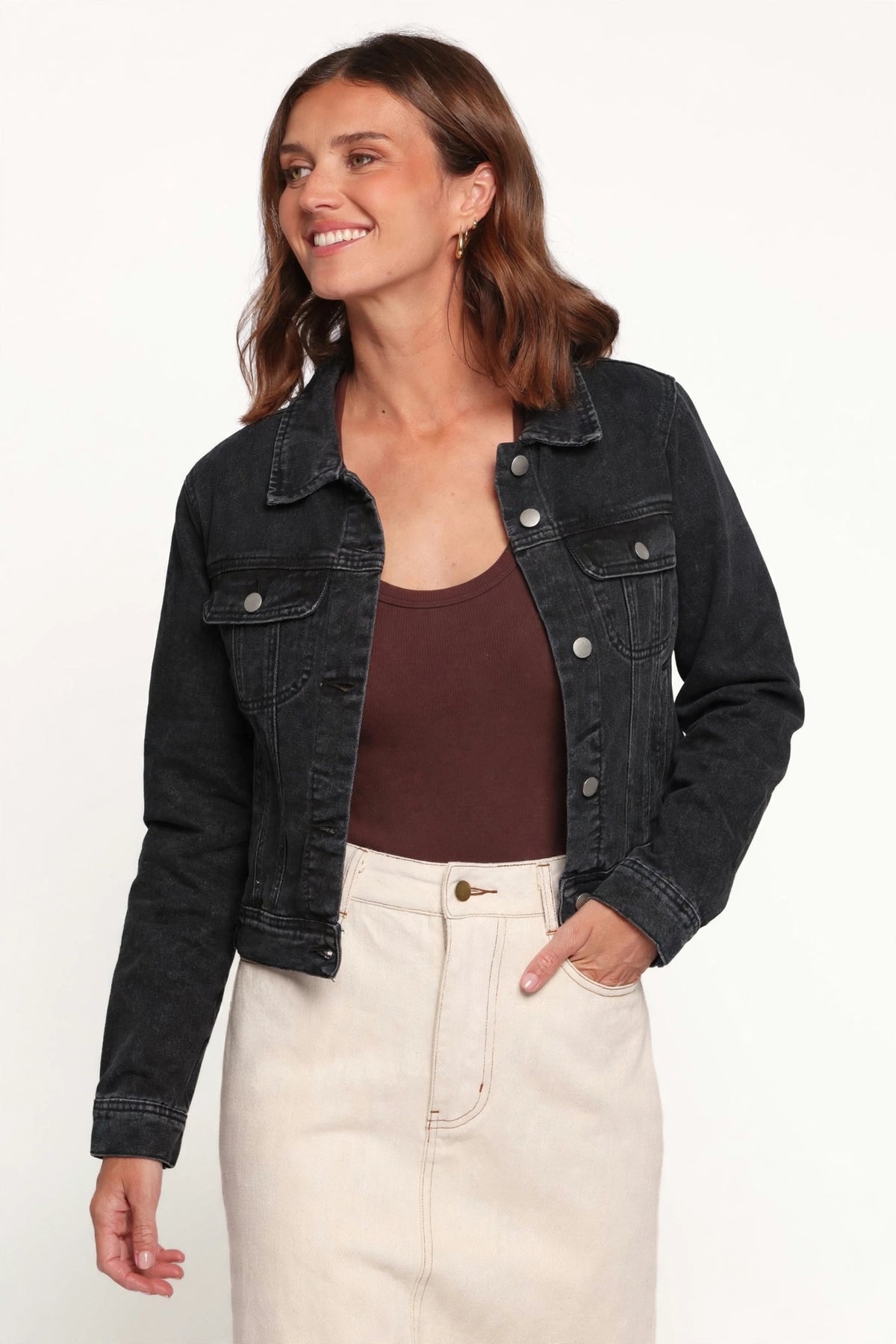 Women's Classic Denim Button Up Jacket