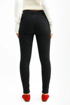 Clean-Line Black Skinny Jeans DYQ-388