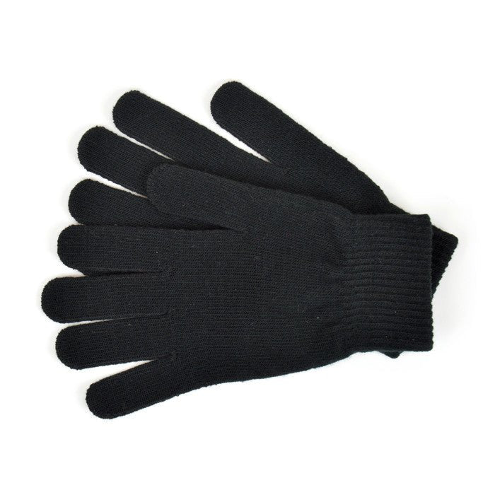 Black Thermal Magic Stretch Knitted Gloves