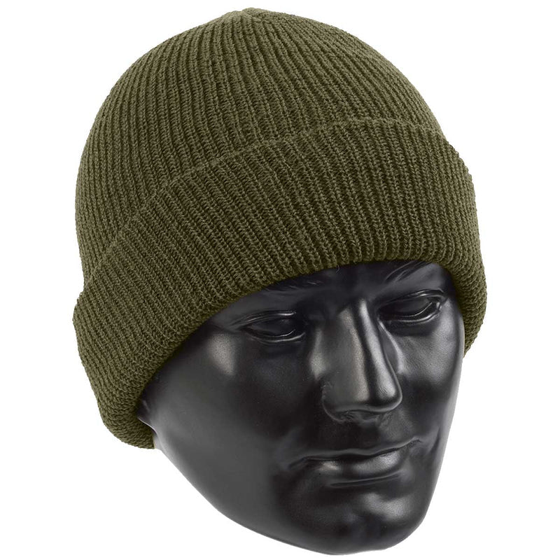 Ribbed Knit Cuffed Beanie