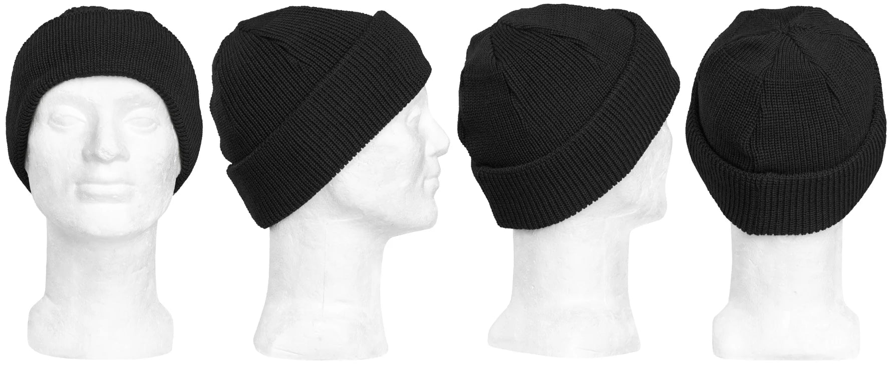Ribbed Knit Cuffed Beanie