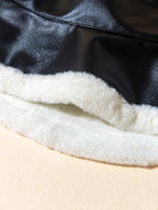 Faux Leather Winter Bucket Hat – Cozy, Stylish & Weather-Ready