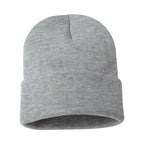 Ribbed Knit Cuffed Beanie