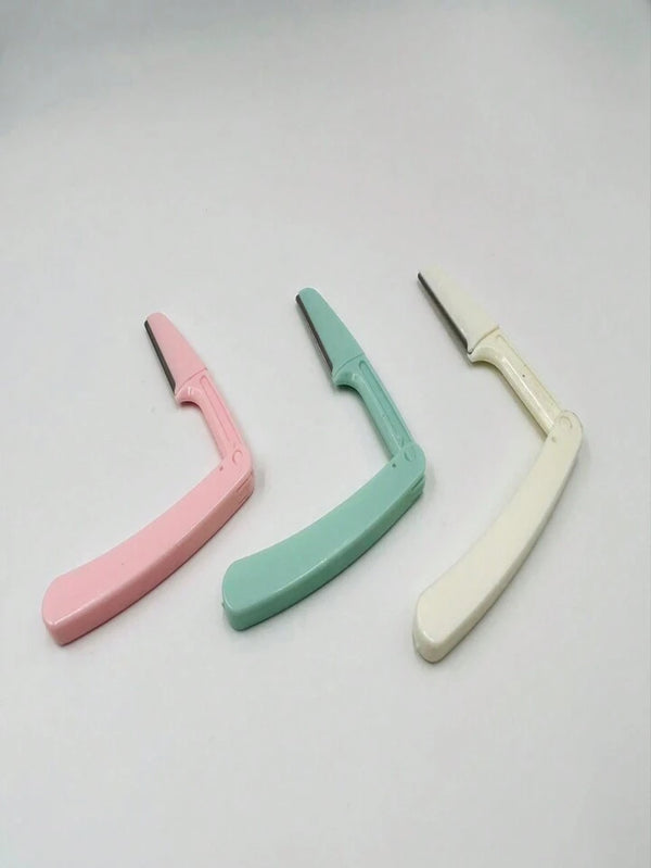 Foldable Facial Razor Set – 2pc Random Eyebrow & Face Trimmers