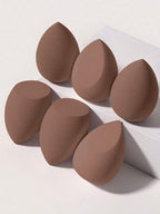 6pc Makeup Sponge Set – Teardrop Blenders (Random Colours)