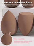 6pc Makeup Sponge Set – Teardrop Blenders (Random Colours)