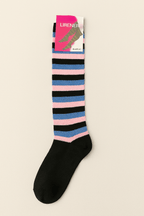 Bold Striped Knee-High Socks 1 Pair