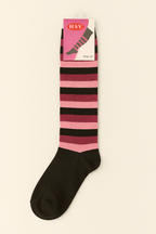 Bold Striped Knee-High Socks 1 Pair