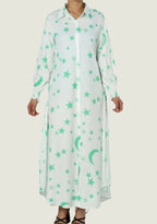 Vibrant Loose-Fit Striped Long Shirt Dress – Stylish & Comfortable